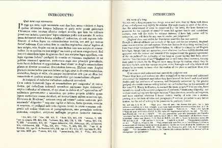 Pages from Thorne translation of Bracton.